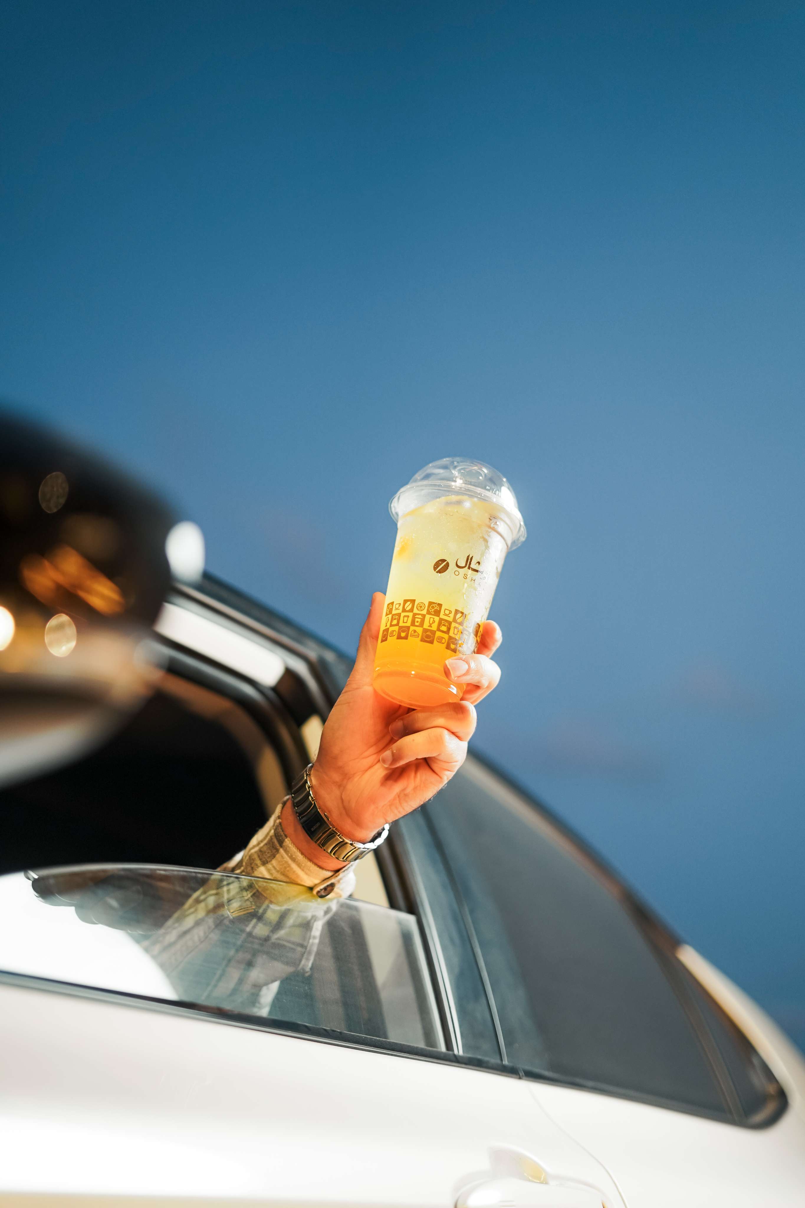 Barista and customer